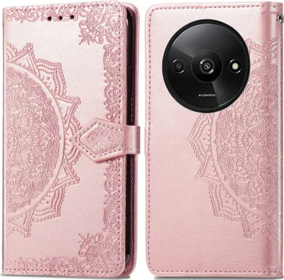 Produktbild von imoshion Mandala Klapphülle Xiaomi Redmi A3 - Rosé gold