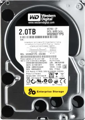 Immagine prodotto di Wd Re4 Hard Disk Hdd 2tb 2000gb 3,5" Sata Interno Computer Fisso Desktop Pc