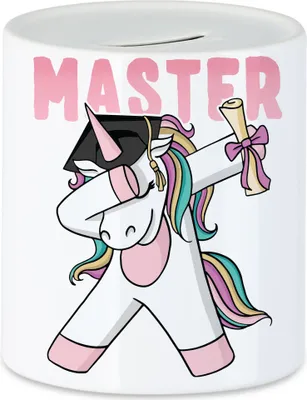 Produktbild von Master Spardose Pferd Einhorn Abschlussgeschenk Dab Cool Humorvoll Geschenkidee