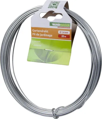 Produktbild von Windhager Gartendraht 1,4 mm 20 m verzinkt