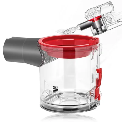 Produktbild von Passend für Dyson V7 V8 Zyklon Staubbehälter, Steck-und-Los Komponente kompatibel | Ersatz für den Boden des Staubbehälters.