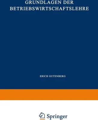 Produktbild von Grundlagen der Betriebswirtschaftslehre
