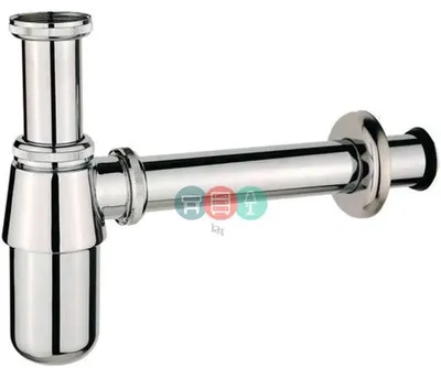 Imagen del producto de Bidet con sifón de 1 1/4 pulgadas, con tubo de desagüe y tubo de conexión, de uso universal, para instalaciones en baños