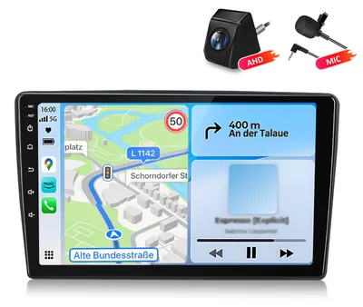 Produktbild von 4+64GB Mit Kamera und Mic Autoradio Für Citroen C5 2008-2017 CarPlay Android Auto WiFi GPS Navi RDS DSP DAB+ BT 10 Zoll