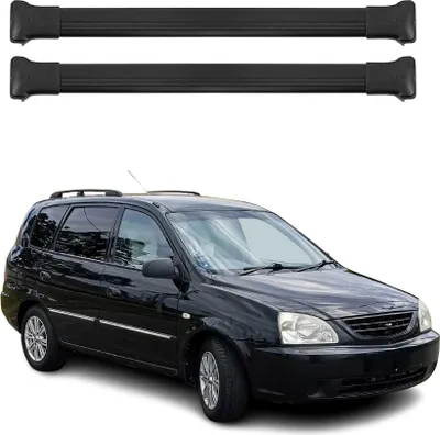 Obrázok produktu pre Priečne strešné nosiče pre Kia Carens SW 2002-2006 hliník čierny