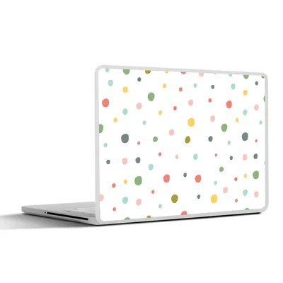 Produktbild von MuchoWow® Laptop Aufkleber Sticker Cover Farbe - Muster - Punkte 30x21 cm - Sticker für Laptop - Selbstklebend - Coole Schulsachen für Teenager
