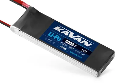 Obrázek produktu pro KAVAN Li-Po 5000mAh/7,4V 40/80C 37,0Wh