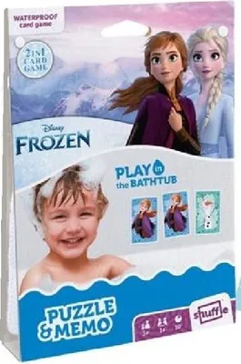 Productafbeelding van Puzzel voor kinderen, Frozen-thema, en waterdichte mini-geheugenspelletjes, 2-in-1