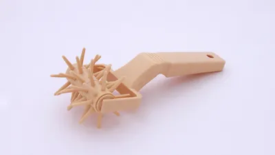 Produktbild von Stipprolle Kunststoff, Brotigel, Brotstipper, Mürbeteigigel, StipperinStipprolle Kunststoff 6 cm