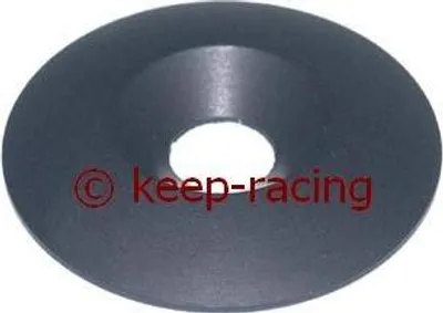 Produktbild von Unterlegscheibe für Senkkopfschraube, 34 x 8mm, Aluminium, eloxiert, Farbe:schwarz