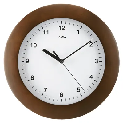 Produktbild von AMS Funk-Wanduhr, Funkwerk, D31x5cm, 5904/1