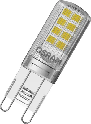 Produktbild von OSRAM BASE LED PIN, żarówka z trzonkiem G9, 2,60W, zamiennik żarówki 30W, ciepła biel (2700K), 3-pak