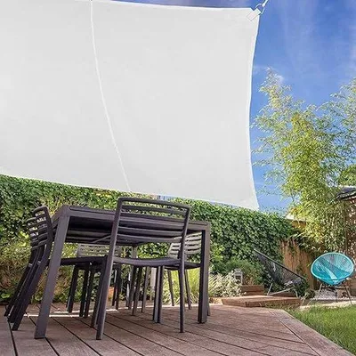 Produktbild von Famanu Sonnensegel Wasserabweisend, UV-beständig - 4 x 4 m