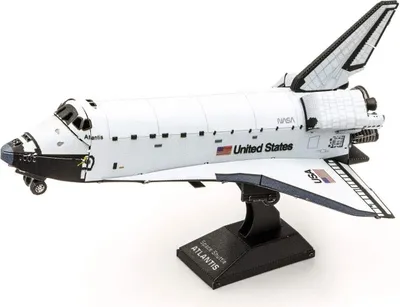 Obrázek produktu pro Fascinations Metal Earth Space Shuttle Atlantis Originální 3D kovové puzzle