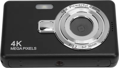 Immagine prodotto di fotocamera digitale da 2,4 pollici, anti-shake, zoom 16x, 50 MP, foto, video 4K con luce di riempimento, per principianti, regalo di Natale, senza scheda di memoria