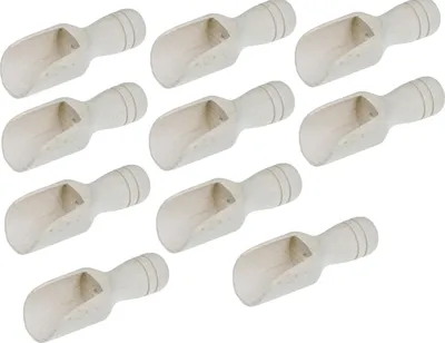 Obrázek produktu pro Malá dřevěná naběračka s vykrajovátkem na sušenky 7,5 cm 10 kusů