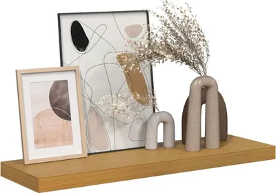 Image de vidaXL Étagère murale beige 90 x 23,5 x 4 cm Bois composite