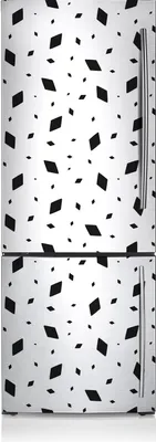 Produktbild von Kühlschrankfolie Aufkleber Kühlschrankmagnete Dekoration Kühlschrankfolie 60x180 cm - Geometrische Motive.