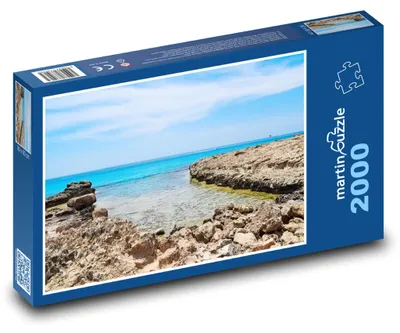 Zdjęcie produktu dla Puzzle 2000 Skaliste Wybrzeże - Plaża - martinpuzzle