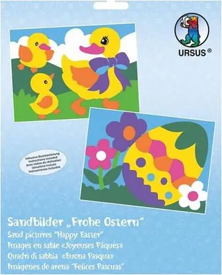 Produktbild von Kreativset Sandbilder 'Frohe Ostern' 2 Motive 'Osternest'