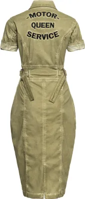 Produktbild von Queen Kerosin Workwear Kleid - Motor Service Olive XS