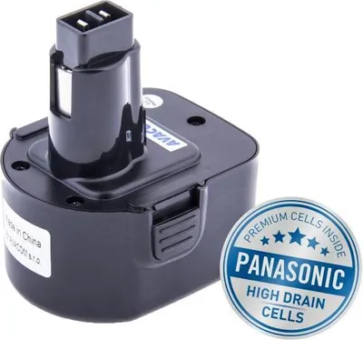 Obrázek produktu pro BLACK & DECKER A9252 Ni-Mh 12V 3000mAh, články PANASONIC