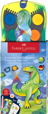 Immagine prodotto di Faber-Castell Farbkasten Connector Dino Edition 666162 4005401250364