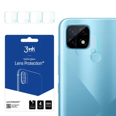 Immagine prodotto di 4x Vetro per Fotocamera 3mk per Realme C21 - Trasparente KP24796