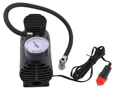 Produktbild von Tragbare Mini-Luftkompressor-Fahrrad-Reifenfüllpumpe, 12 Volt, 300 PSI