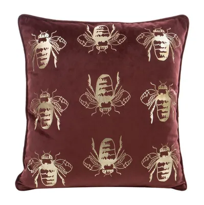 Immagine prodotto di EUROFIRANY | Copricuscino - 45 x 45 cm - copricuscino rosso - Elegante e alla moda
