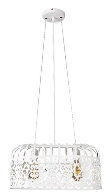 Zdjęcie produktu dla Lampa wisząca Alessandra biała 2xE27x60W metal wym:175x46x46cm IP20 Rabalux