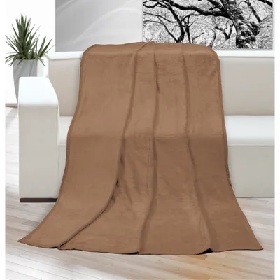 Obrázek produktu pro Deka micro dvojlůžko 200x230cm kávová