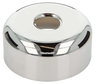 Produktbild von tecuro Gewinderosette 3/4 Zoll x Ø 90 mm x Höhe 40 mm, Messing verchromt
