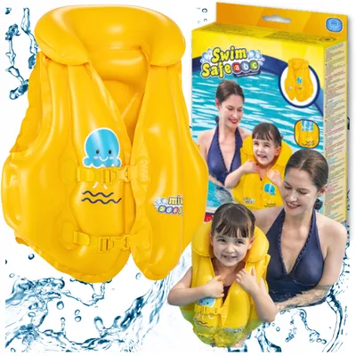 Produktbild von Bestway Schwimmweste Kinder zum Schwimmenlernen gelb