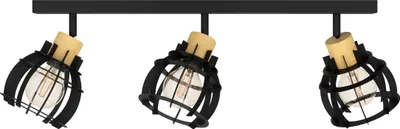 Obrázek produktu pro EGLO STILLINGTON 1, E27, 220-240 V, Černá, Hnědá
