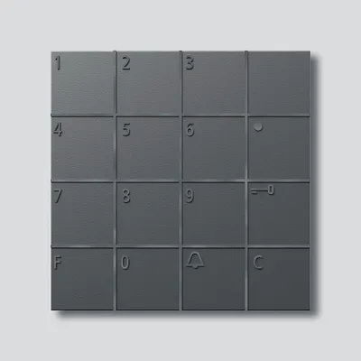Produktbild von Siedle Codeschloss Modul dunkelgrau glimmer COM 611-02 DG