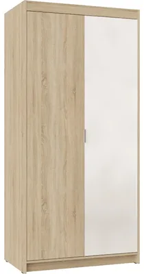 Produktbild von Kleiderschrank mit Spiegel ELENI 2D1L sonoma