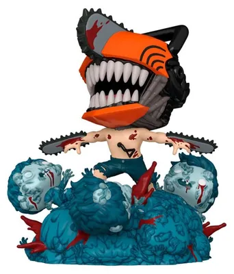 Zdjęcie produktu dla Funko POP! Deluxe Chainsaw Man – Chainsaw Man Denji figurka winylowa anime figurka kolekcjonerska