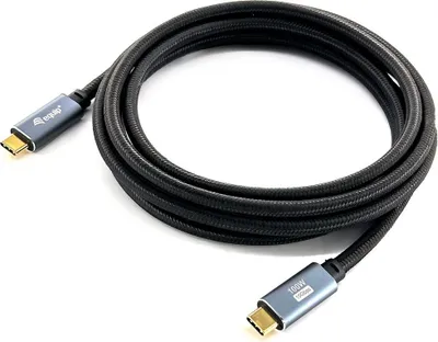 Immagine prodotto di Equip 128357 Equip Kabel USB-C 3.2 -> C St/St 2,00m 5A 4K/60Hz sw