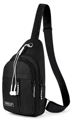 Produktbild von Sling Umhängetasche für Herren, Brusttasche, leichte Crossbody Bag für Reisen und Outdoor-Sport