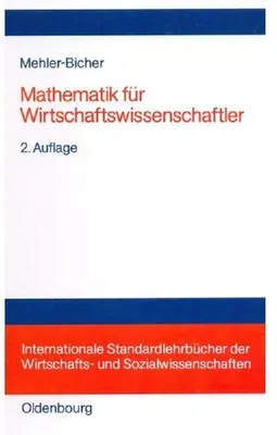 Produktbild von Mathematik für Wirtschaftswissenschaftler