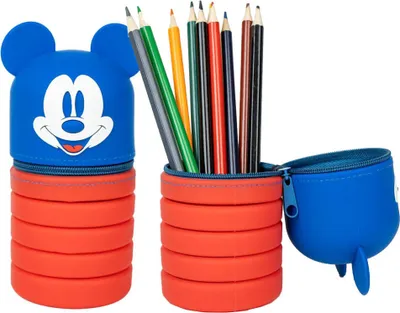 Productafbeelding van Disney Mickey Mouse 3D pennenetui, siliconen etui voor kinderen