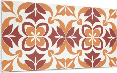 Produktbild von Blumenmuster Mit Blättern – Selbstklebende Fliesen – Wandverkleidung – Wandpaneel – PVC Fliesen – Vinylflisen – PCV Flisen – Selbstklebend – Wanddeko – 10 Stück 100 x 50 cm