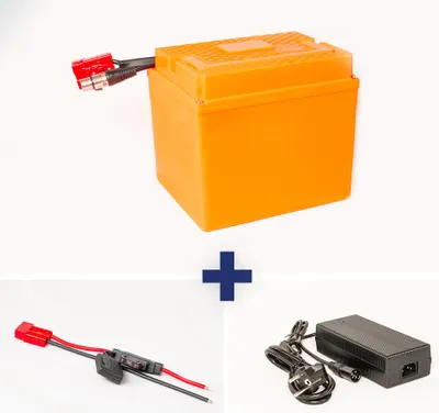 Immagine prodotto di Batteria agli ioni di litio 60V 20Ah 50A scatola di plastica