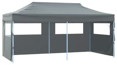 Image de Tente pliante - Pavillon de jardin - Tente de réception - Tente pour événements - Tente de marché - Tente de camping - 3x6 mètres