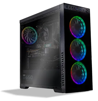 Produktbild von Zyberx - Gaming PC mit Intel® Core i5-14400F Prozessor, GeForce RTX 5060, 32 GB RAM,  512 GB SSD, Windows 11  | Schwarz