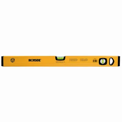 Zdjęcie produktu dla IRONSIDE 100233 Poziomica aluminiowa 60cm 2 fiolki