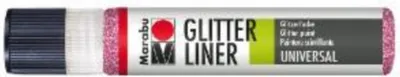 Produktbild von Glitter-Liner - Rosa 533 25 ml. Packung mit 6 Stück