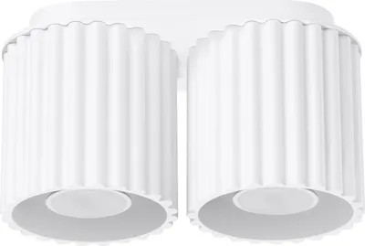 Produktbild von Plafond AURA 2 weiß GU10 2xGU10 10W Aluminium 12x10x21cm Sollux Lighting