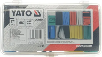 Produktbild von 171x YATO Schrumpfschlauch-Set YT-06867